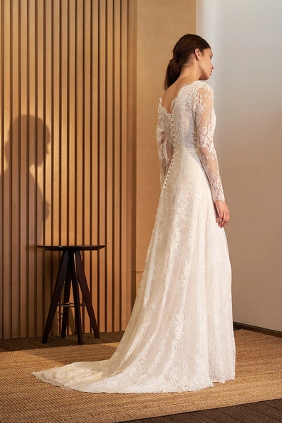 Shop Viktoria Chan Lina Wedding Gown In White