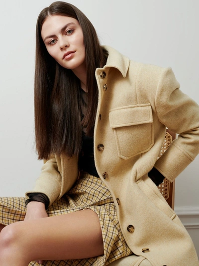 Shop Aéryne Victoire Coat In Beige