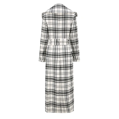 Shop Paper London Collar Coat In Check On It In Multi Color