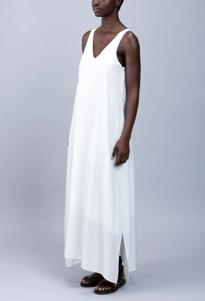 Shop A-line Flowy Slip Dress In Dusty-pearl