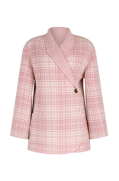 Shop Alicia Audrey The Blazer Pink Check