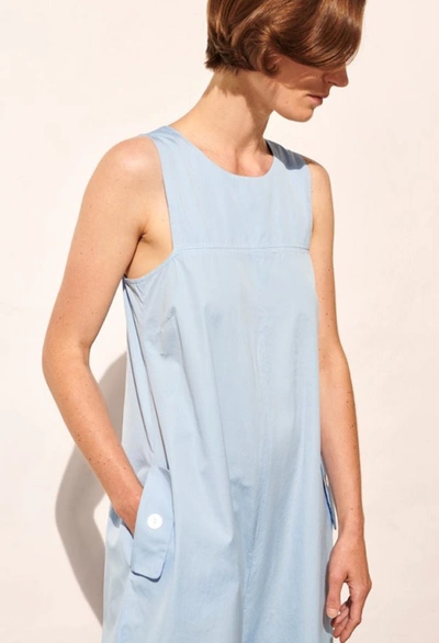 Shop A-line Architectural Cut Jumpsuit In Salty-blue