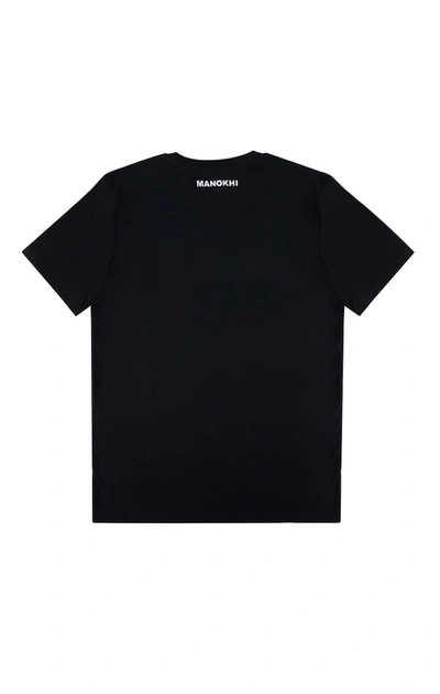 Shop Manokhi Vintage Bunny T Shirt In Black