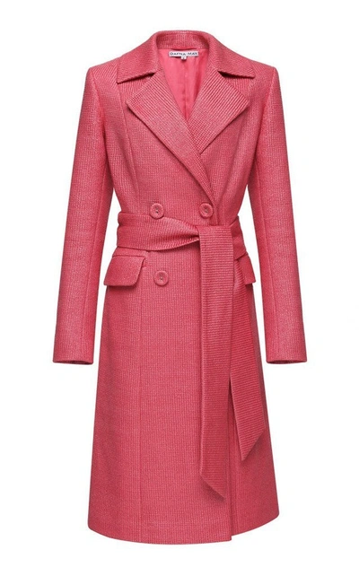 Shop Dafna May Trench Coat In Pink
