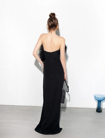 Shop Manurí Isabel Gown In Black