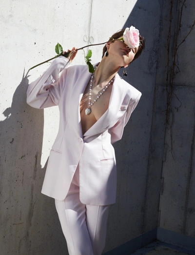 Shop Manurí Sofia Suit In Pink