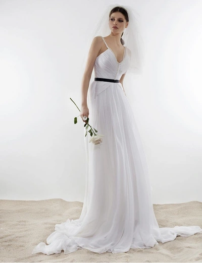 Shop Manurí Isabelle Gown In White