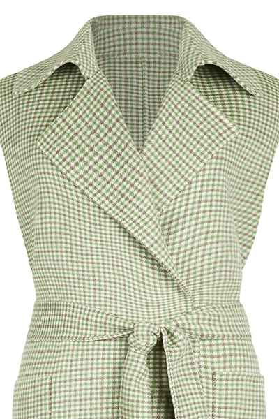 Shop Alicia Audrey The Vest Green Check