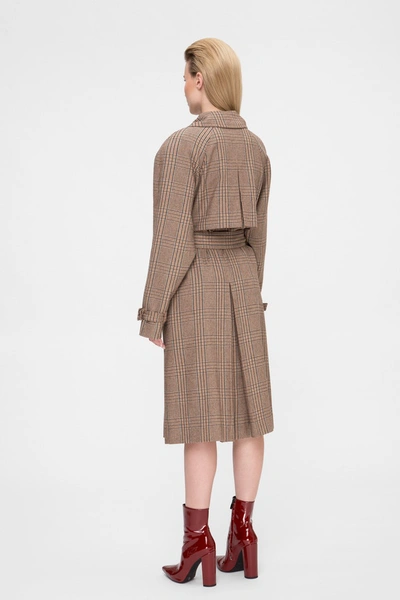 Shop Dafna May Trench Coat In Beige