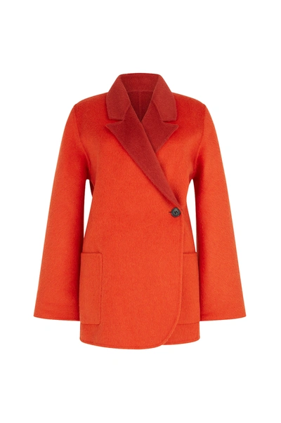 Shop Alicia Audrey The Blazer Deep Orange