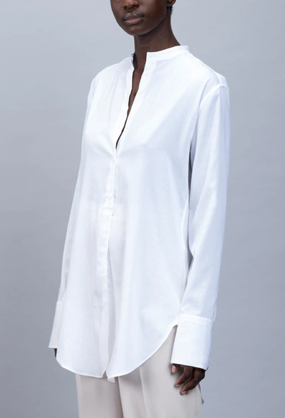 Shop A-line Jungle Long Shirt In White