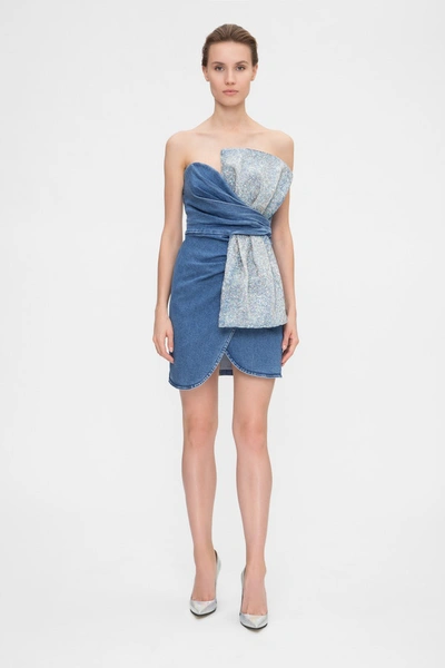 Shop Dafna May Dress In Blue
