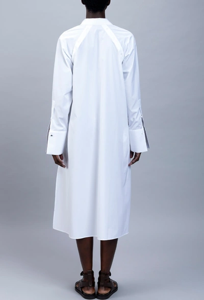 Shop A-line Sleeve(less) Dress Shirt In White