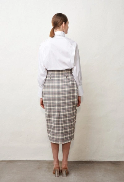 Shop A-line Tailored High-waisted Skirt In Highland-print
