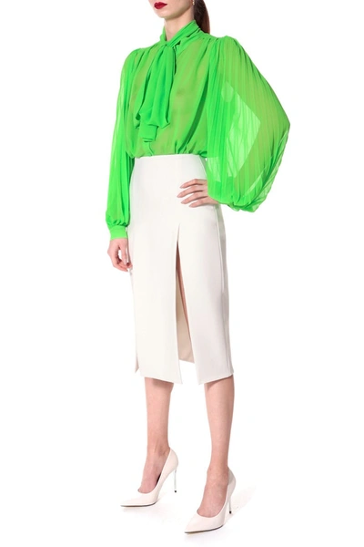 Shop Aggi Blouse Linda Green Flash