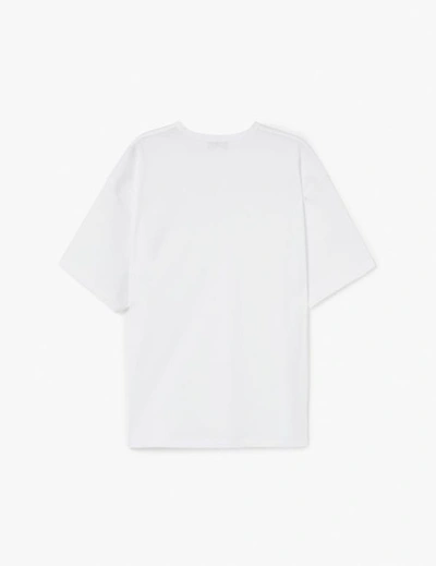 Shop A-line Cotton Jersey T-shirt In White