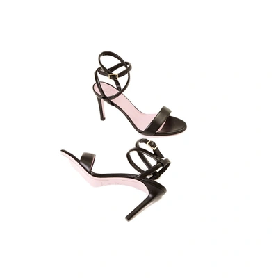 Shop Phare Wrap Ankle Strap Sandal In Nero