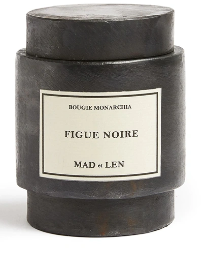 Shop Mad Et Len Monarchia Figue Noire Soy Wax Candle In Black
