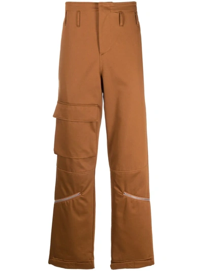 Shop 424 Statement Pocket Trousers In Brown