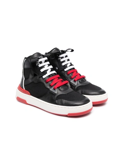 Shop Givenchy Logo-print Lace-up Sneakers In Black
