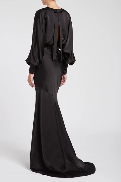 Rebecca Vallance -  Florent Gown Black  - Size 8