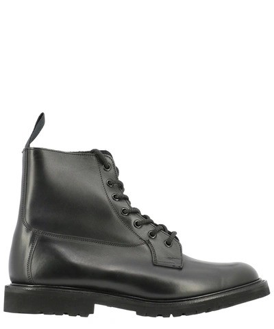 Shop Tricker's "burford" Ankle Boots In Black  