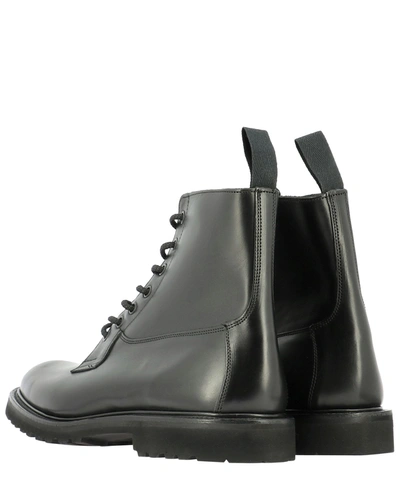 Shop Tricker's "burford" Ankle Boots In Black  