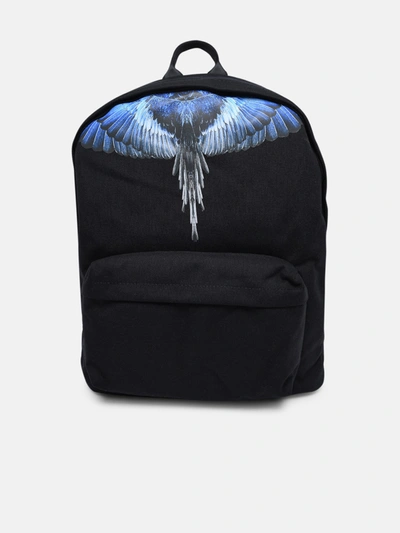 Shop Marcelo Burlon County Of Milan Black Nylon Wings Backpack