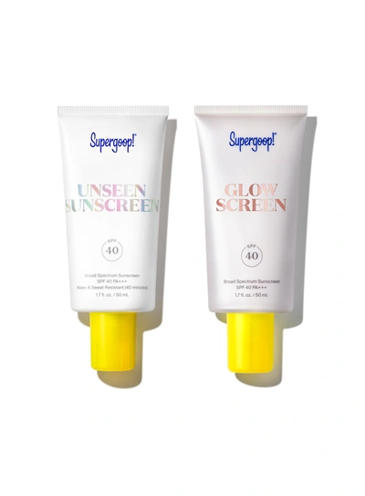 Shop Supergoop 2-in-1 Beauty Booster Set Sunscreen Sunrise / 1.7 Oz. !