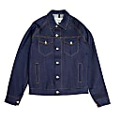 HEGARTY WHITE WOMEN'S DENIM JACKET IN ECRU SELVEDGE 