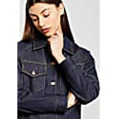 Hegarty Unisex Denim Jacket In Ecru In Denim