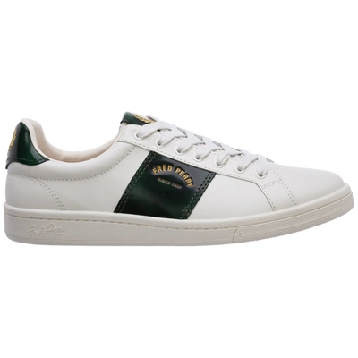 Shop Fred Perry Men's Shoes Leather Trainers Sneakers In White