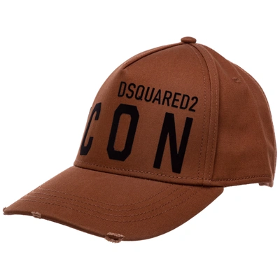 Dsquared2 Reflective Icon Baseball Cap In Brown | ModeSens