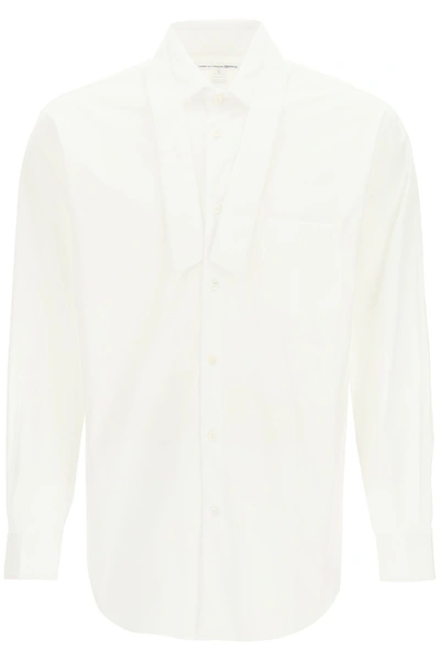 Shop Comme Des Garçons Shirt Tie In White