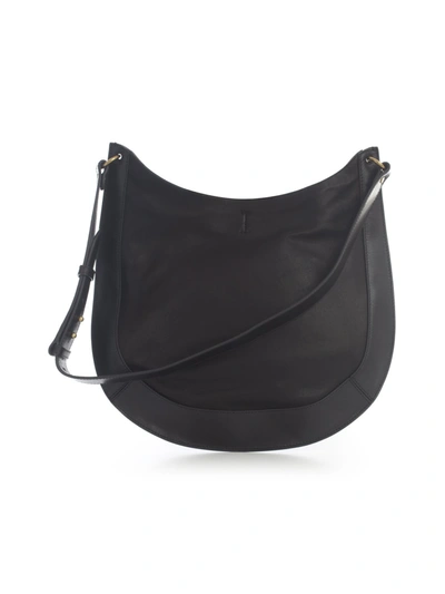 Shop Isabel Marant Rounded Shoulder Bag In Black
