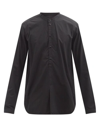 The Botanist Cotton-poplin Shirt In Black