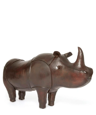 Omersa Large Rhinoceros In Brown