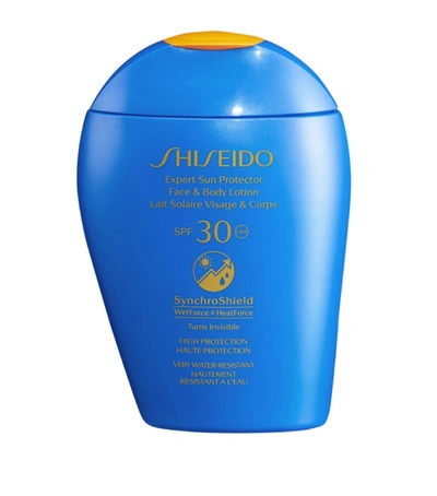 Shop Shiseido Expert Sun Protector Face & Body Lotion Spf 50+ (150ml) In Multi