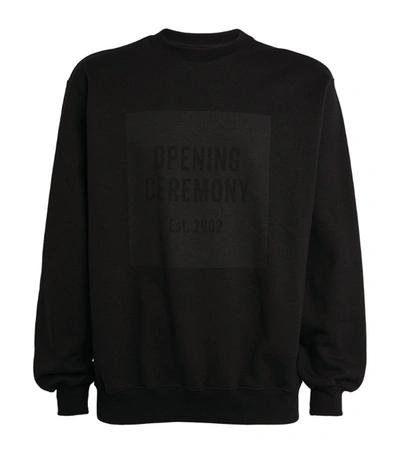 Shop Opening Ceremony Box Logo Sweatshirt In Black