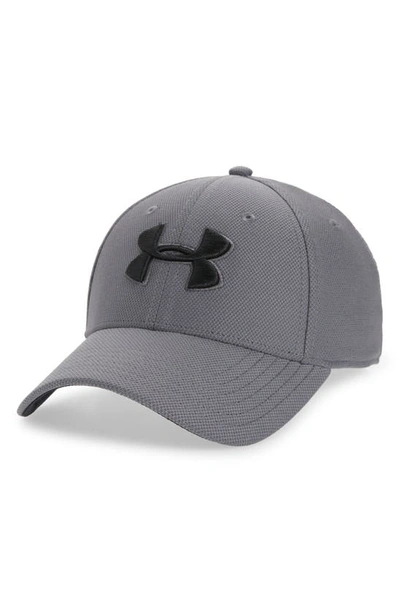 Shop Under Armour Blitzing 3.0 Performance Baseball Cap In Graphite