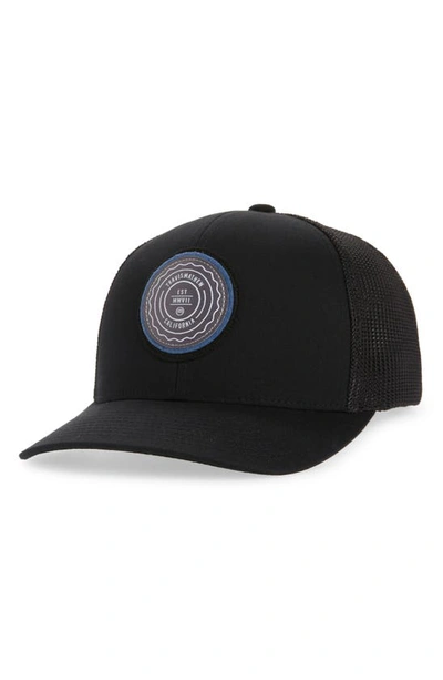 Shop Travismathew The Patch Trucker Hat In Black