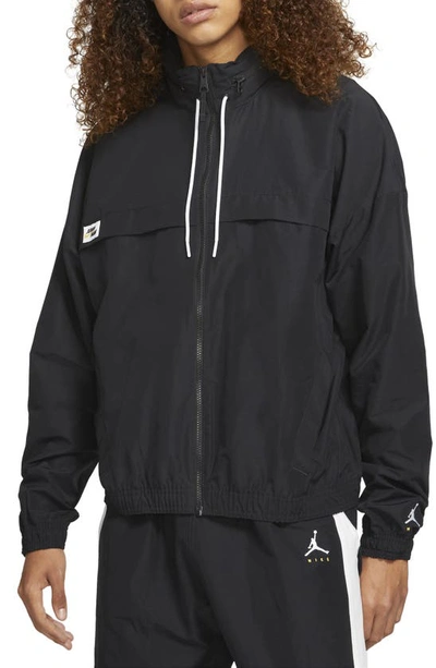 Nike Jordan Men's Jumpman Windbreaker Jacket In Black/white | ModeSens