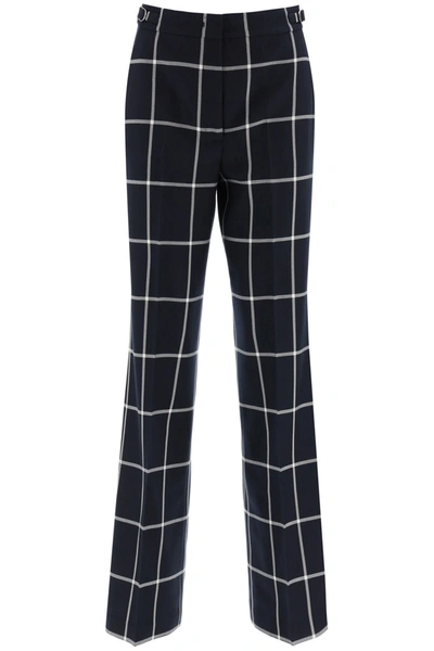 Shop Gabriela Hearst Checkered Tailored Pants In Multi