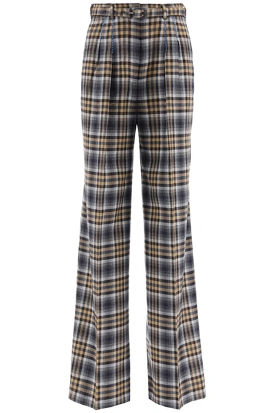 Shop Gabriela Hearst Tartan Print High In Multi