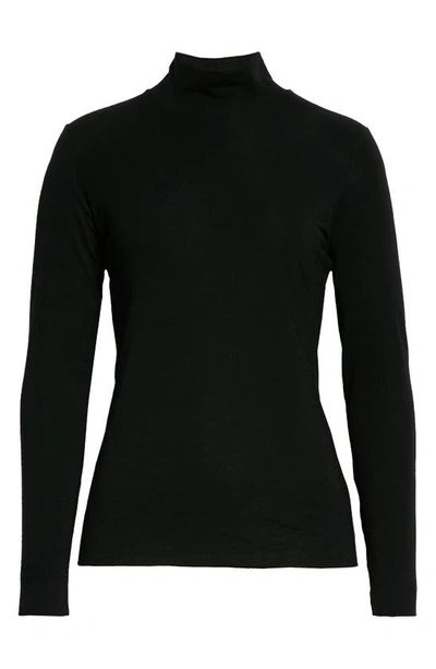 Shop The Row Dembe Mock Neck Knit Top In Black