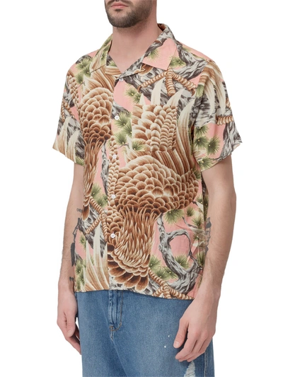 Stussy Stüssy Big Falcon Print Shirt In Multi | ModeSens