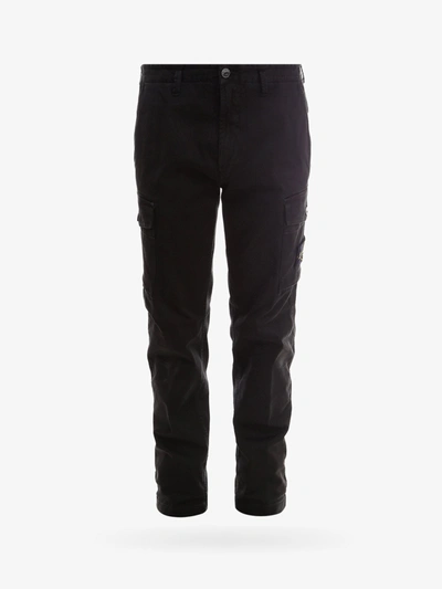 Shop Stone Island Trouser In Black