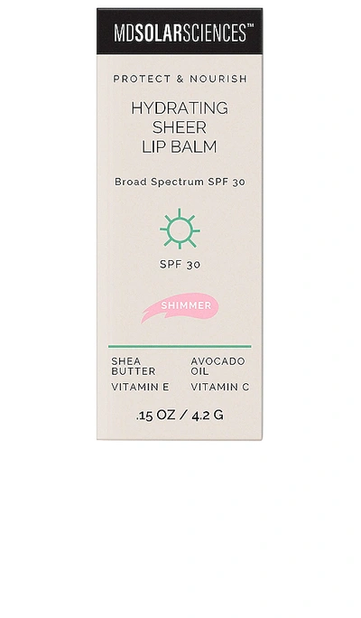 Shop Mdsolarsciences Hydrating Sheer Lip Balm Spf 30 In Shimmer