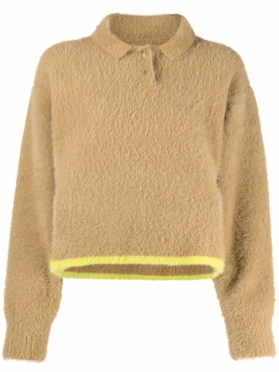Jacquemus Beige 'le Blouson Neve' Jacket In Neutrals