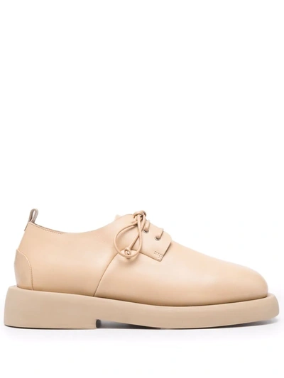 Shop Marsèll Lace-up Leather Shoes In Neutrals